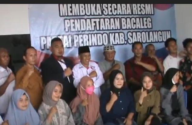 Buka Penjaringan Bacaleg, Partai Perindo Sarolangun Bidik Kaum Milenial