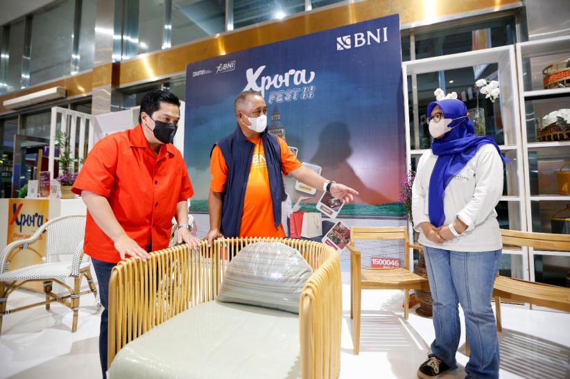Menteri BUMN Erick Thohir bersama Jajaran Direksi dan Komisaris BNI dalam BNI Loud Fest 2022 - Bagian 1