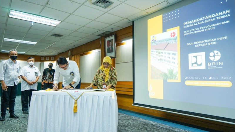 Alih Status Penggunaan Rusun Milik Negara dari Kementerian PUPR ke BRIN - Bagian 1