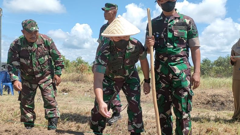 Bangun Ketahanan Pangan, TNI AD Siap Tanami 40 Hektare Lahan di Babel