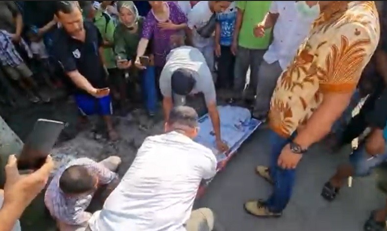 Geger Mayat Bersimbah Darah di Medan Belawan, Diduga Korban Pembunuhan 