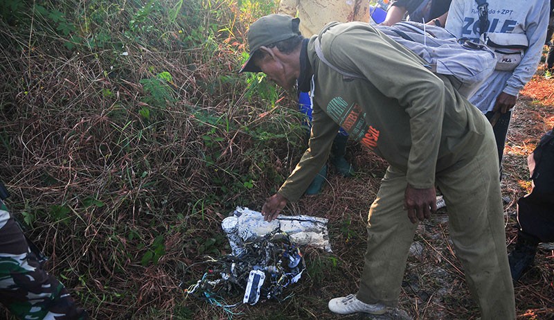 Ini Lokasi Pesawat Tempur TNI AU Jatuh di Desa Nginggil Blora - Bagian 3