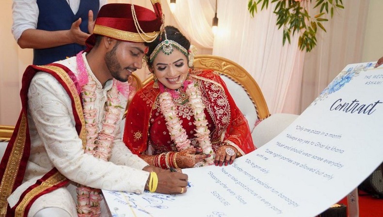 title Ada-Ada Saja, Pengantin Ini Tandatangani Perjanjian Nikah Mulai soal ke Gym hingga Makan Pizza Ada-Ada Saja, Pengantin Ini Tandatangani Perjanjian Nikah Mulai soal ke Gym hingga Makan Pizza