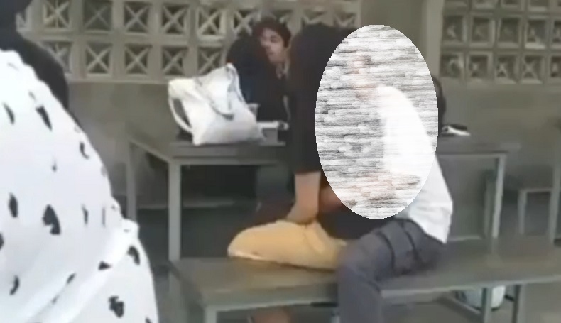 Viral 2 Sejoli Bermesraan di Kafe Sukabumi, Tangan Pria Gerayangan