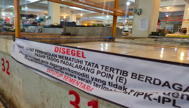 Kios Disegel, Pengelola Pasar Tagog KBB Klaim Sudah Coba Mediasi dengan Pedagang