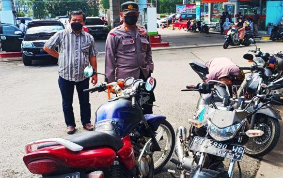 Pertalite Langka di Kota Samarinda, Polisi Amankan Sejumlah Motor Tangki Modifikasi