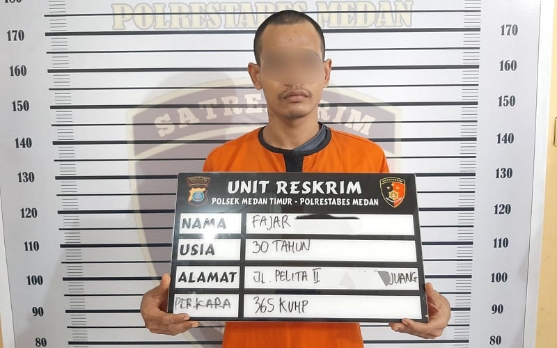 Jambret Resahkan Warga Medan Akhirnya Ditangkap, Satu Rekannya Kabur