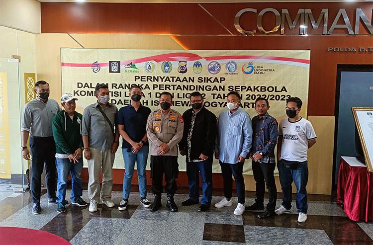 Polda DIY Undang Semua Elemen Sepak Bola untuk Komitmen Jaga Kondusivitas