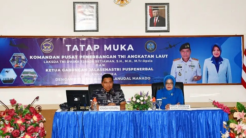 Danlanpuspenerbal Kunjungi Lanudal Manado, Ini Pesan Pentingnya untuk Prajurit