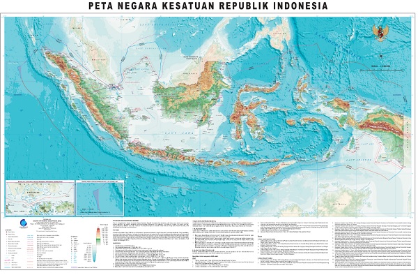 Gambar Peta Indonesia Lengkap Nama Provinsi Terbaru 2022 dan Cara Membacanya