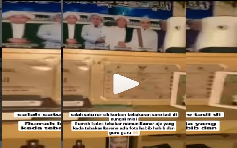Viral Kamar Tak Hangus saat Rumah Ludes Terbakar, Isinya Bikin Netizen Merinding 