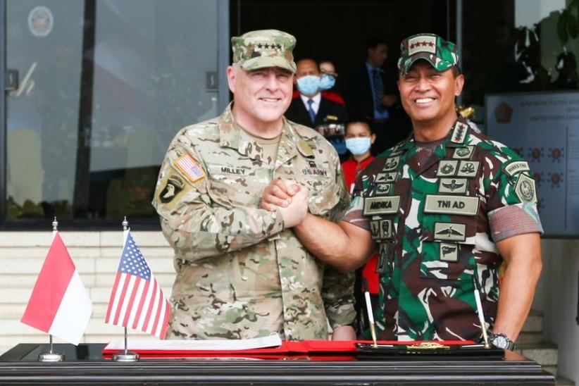 Panglima TNI Terima Kunjungan Kehormatan Kepala Staf Gabungan AS Jenderal Mark Milley  - Bagian 2
