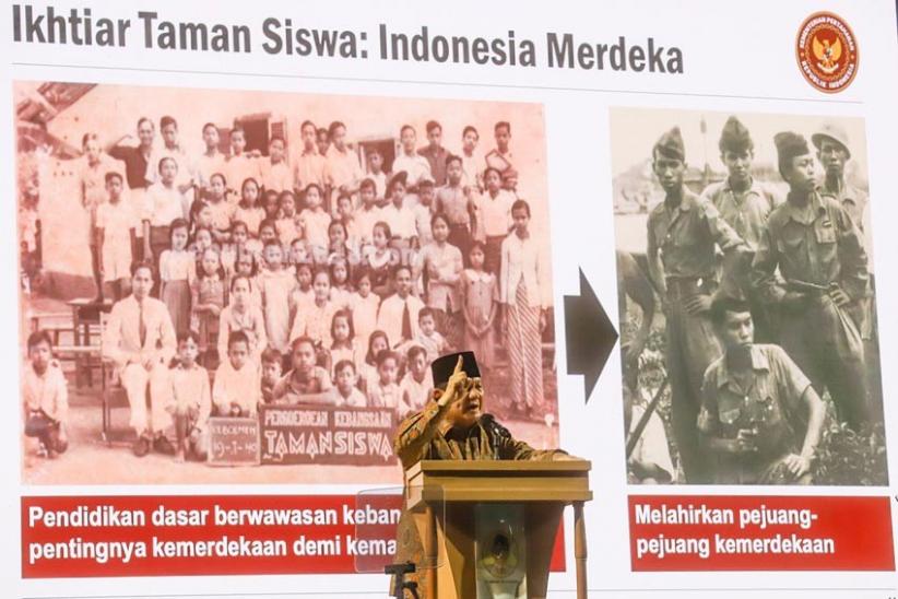Menhan Prabowo Hadiri Peringatan 100 Tahun Taman Siswa - Bagian 4