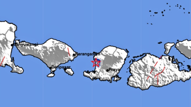 Gempa Magnitudo 2,9 Guncang Lombok Barat, Berpusat di Darat