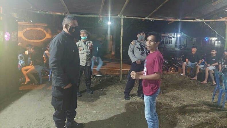 Polres Bitung Sita Miras dan Bubarkan Disko Tanah saat Operasi Malam Minggu