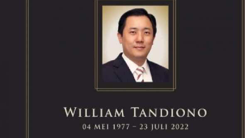 Profil dan Biodata William Tandiono, Menantu dari Bos Mayapada Group yang Meninggal Dunia