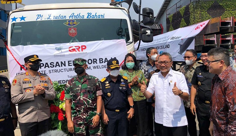 Mendag Zulhas Resmi Lepas Ekspor Baja Terbaik Indonesia Ke Selandia Baru - Bagian 1
