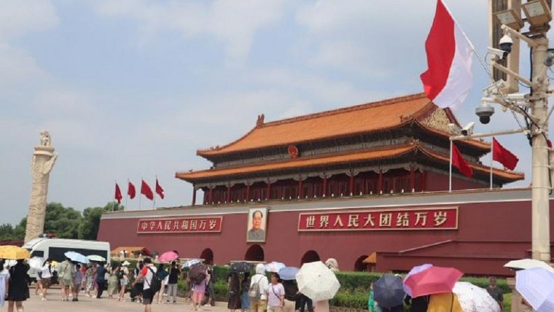 Luar Biasa, Bendera Merah Putih Berkibar di Kota Terlarang China