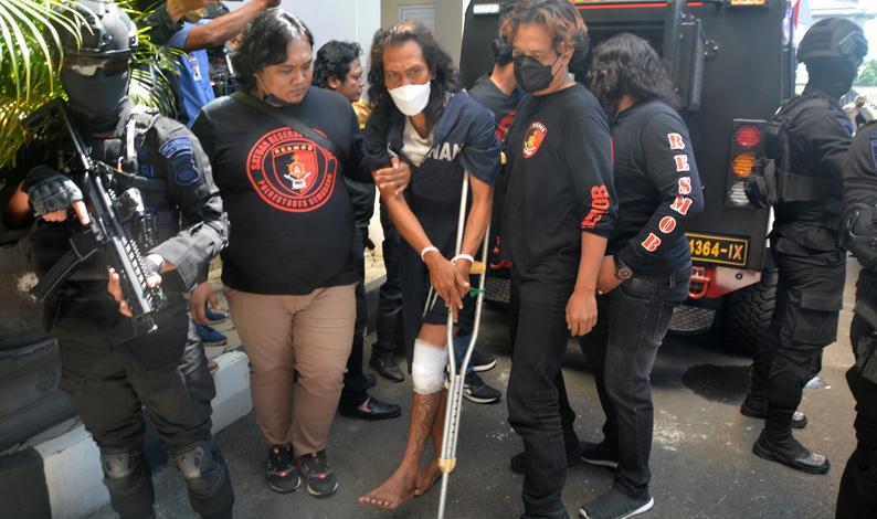 Tampang Eksekutor Penembak Istri TNI Ditangkap usai Akad Nikah, Sangar dan Gondrong