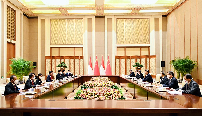 Foto Pertemuan Presiden Jokowi dan Presiden China Xi Jinping - Bagian 3