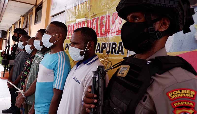 5 Anggota Sindikat Pencurian Motor Antarkota Diamankan di Polres Jayapura - Bagian 2