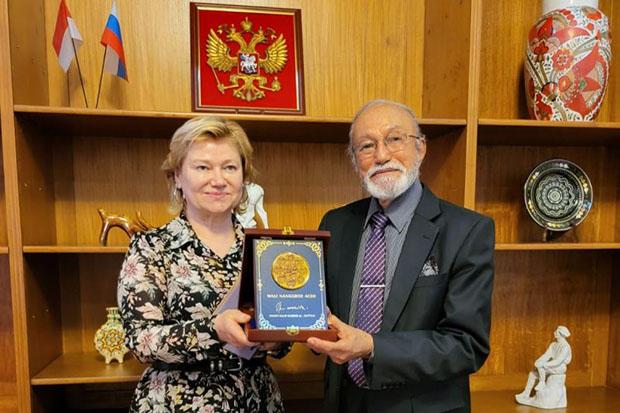 Datangi Kedubes Rusia di Jakarta, Wali Nanggroe Aceh Jajaki Kerjasama Investasi