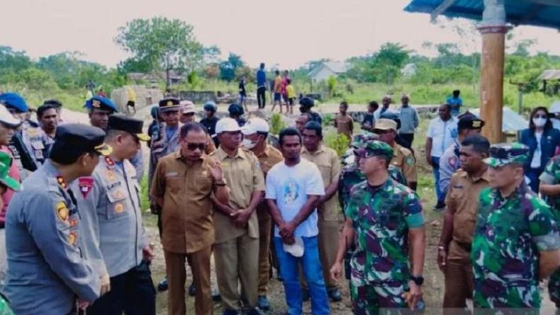 Pimpinan TNI-Polri di Maluku Kunjungi Malra, Minta 2 Kelompok Warga agar Berdamai
