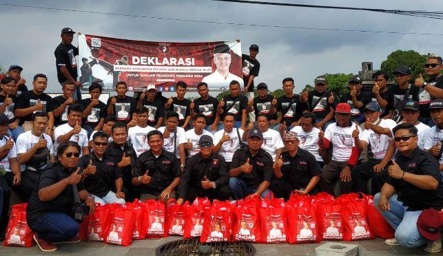 Komunitas Pencak Silat se-Jawa Timur Deklarasi Dukung Ganjar Pranowo Maju Pilpres 2024