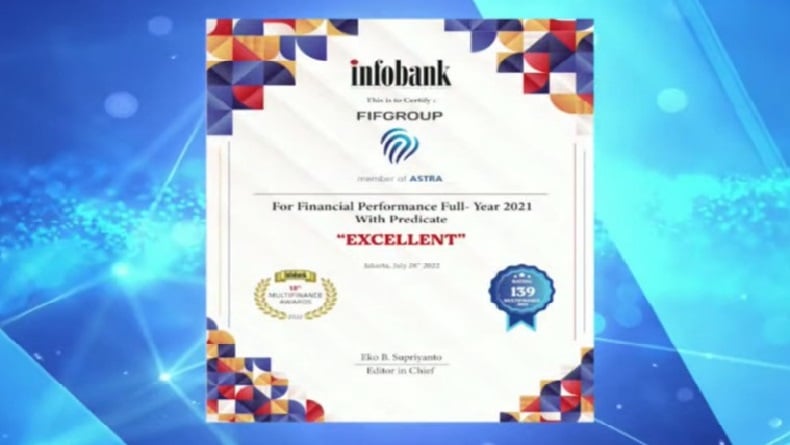 FIFGROUP Raih 3 Penghargaan di Ajang Multifinance Awards 2022