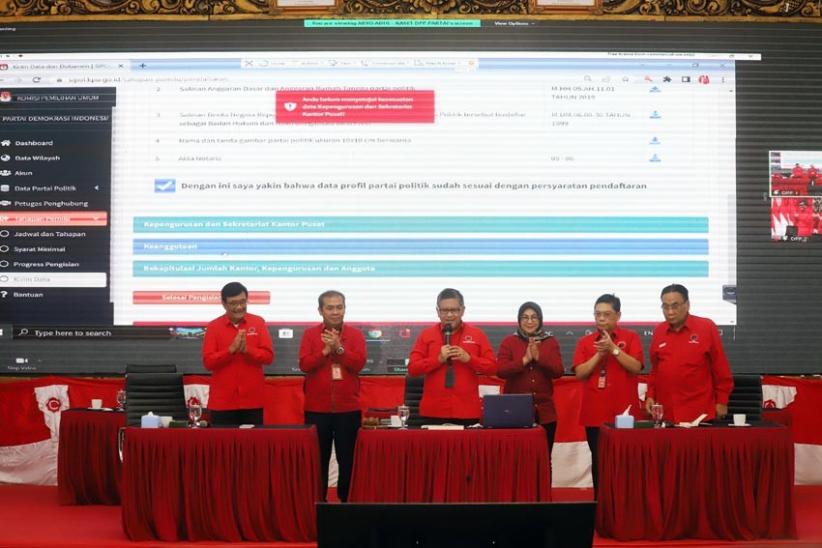 PDI Perjuangan Kirimkan Data ke Sipol KPU Secara Online - Bagian 2