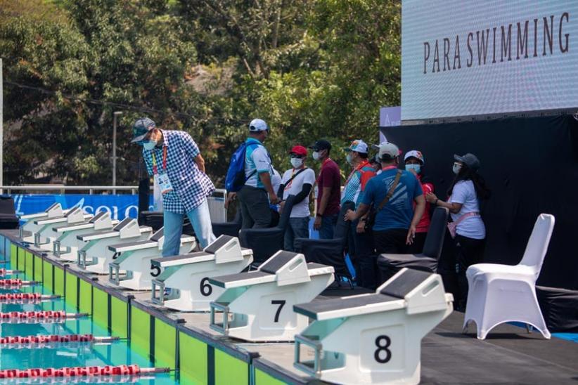 Panitia dan Sukarelawan Ikuti Simulasi Pertandingan Para Renang APG 2022 - Bagian 2