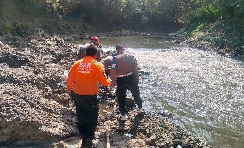Tukang Batu Hilang di Sungai Brantas Malang, Diduga Hanyut Saat Buang Air Besar 