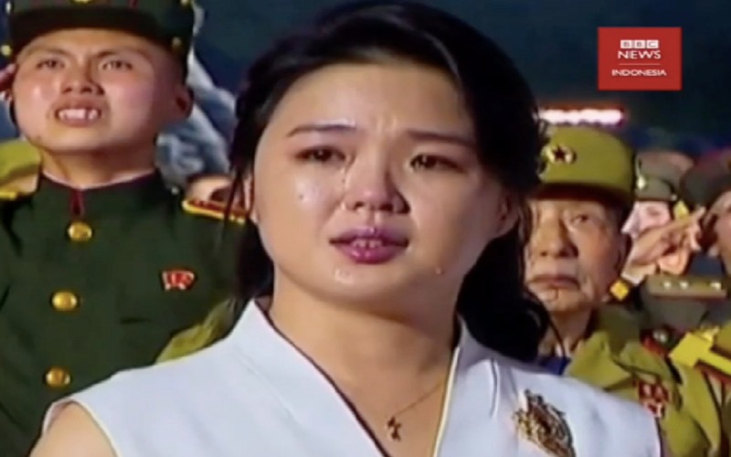 Istri Kim Jong-un Menangis saat Upacara Peringatan Gencatan Senjata Perang Korea