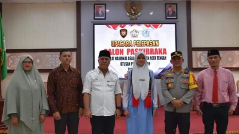 Bangga! 1 Siswi SMA Aceh Tengah Jadi Anggota Paskibraka Nasional
