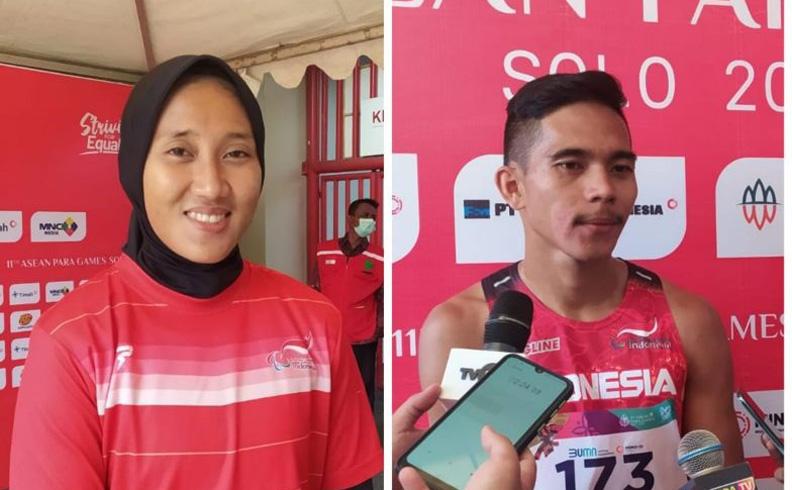  Kisah Nur Ferry-Aulia Putri, Suami Istri Peraih Emas Para Atletik ASEAN Para Games 2022 
