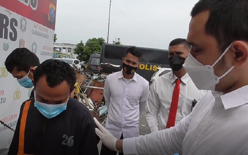 Polisi Tangkap 2 Pelaku Curanmor di Labuhanbatu, Satu di Antaranya ASN