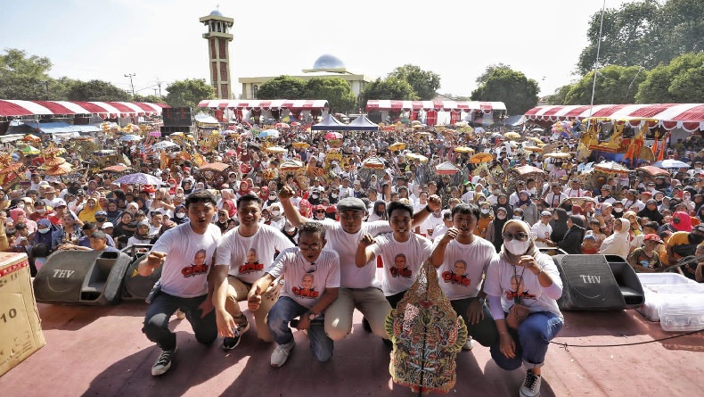 6.000 Warga Cirebon Hadiri Acara Ganjar Pranowo Presiden 2024 di Alun-alun Gegesik