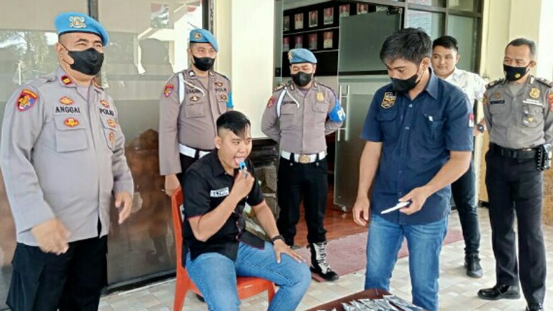 Pemeriksaan Narkoba Personel Polres Bitung Dilakukan Secara Acak, Begini Hasilnya