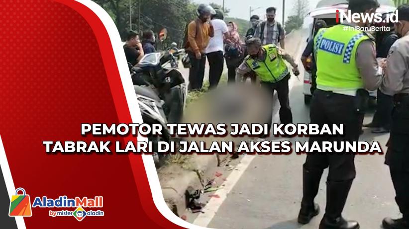 Terekam Cctv Pengendara Motor Di Makassar Tewas Jadi Korban Tabrak Lari