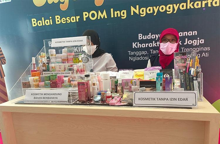 BBPOM DIY Temukan Ribuan Kosmetik Tak Kantongi Izin Edar dan Mengandung Zat Berbahaya  