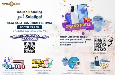 Jangan Sampai Kehabisan! MNC Bank Bagi-bagi Hadiah di UMKM Festival Salatiga