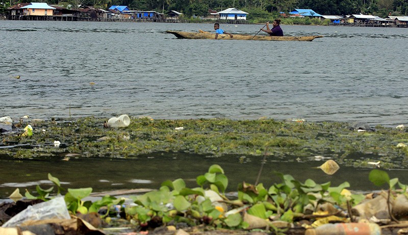 Penampakan Danau Sentani Mengalami Pendangkalan - Bagian 2