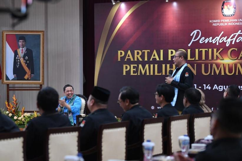 Anis Matta dan Jajaran Pengurus Daftarkan Partai Gelora ke KPU - Bagian 2
