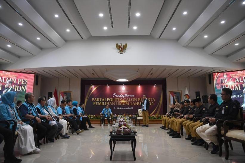 Anis Matta dan Jajaran Pengurus Daftarkan Partai Gelora ke KPU - Bagian 3