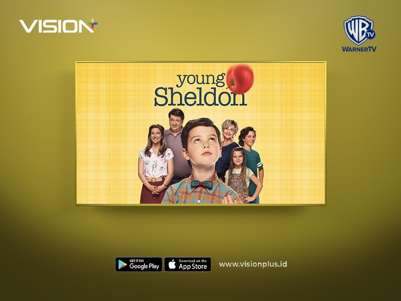 Nonton Young Sheldon di Vision+, Saksikan Aksi Kocak Jim Parsons saat Kecil