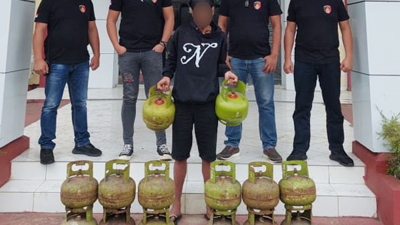 Curi 14 Tabung Gas 3 Kg, Pria Tomohon Selatan Ini Ditangkap Polisi