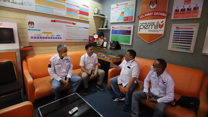 DPD Perindo Jakarta Pusat Sambangi Kantor KPU Jakpus, Konsultasi soal Verifikasi Partai