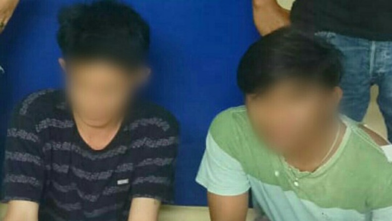 Aniaya Warga di Parkiran Marina Plaza, 2 Pria Mabuk Ditangkap Polresta Manado