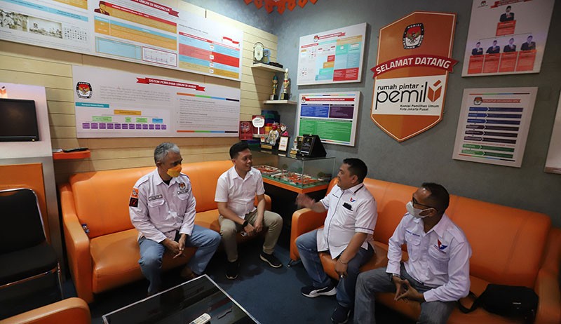 Konsultasi, DPD Partai Perindo Jakarta Pusat Datangi KPU Jakpus - Bagian 2