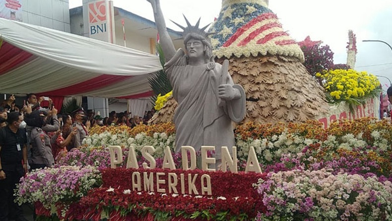 Ratusan Personel Kawal Tomohon International Flower Festival 2022